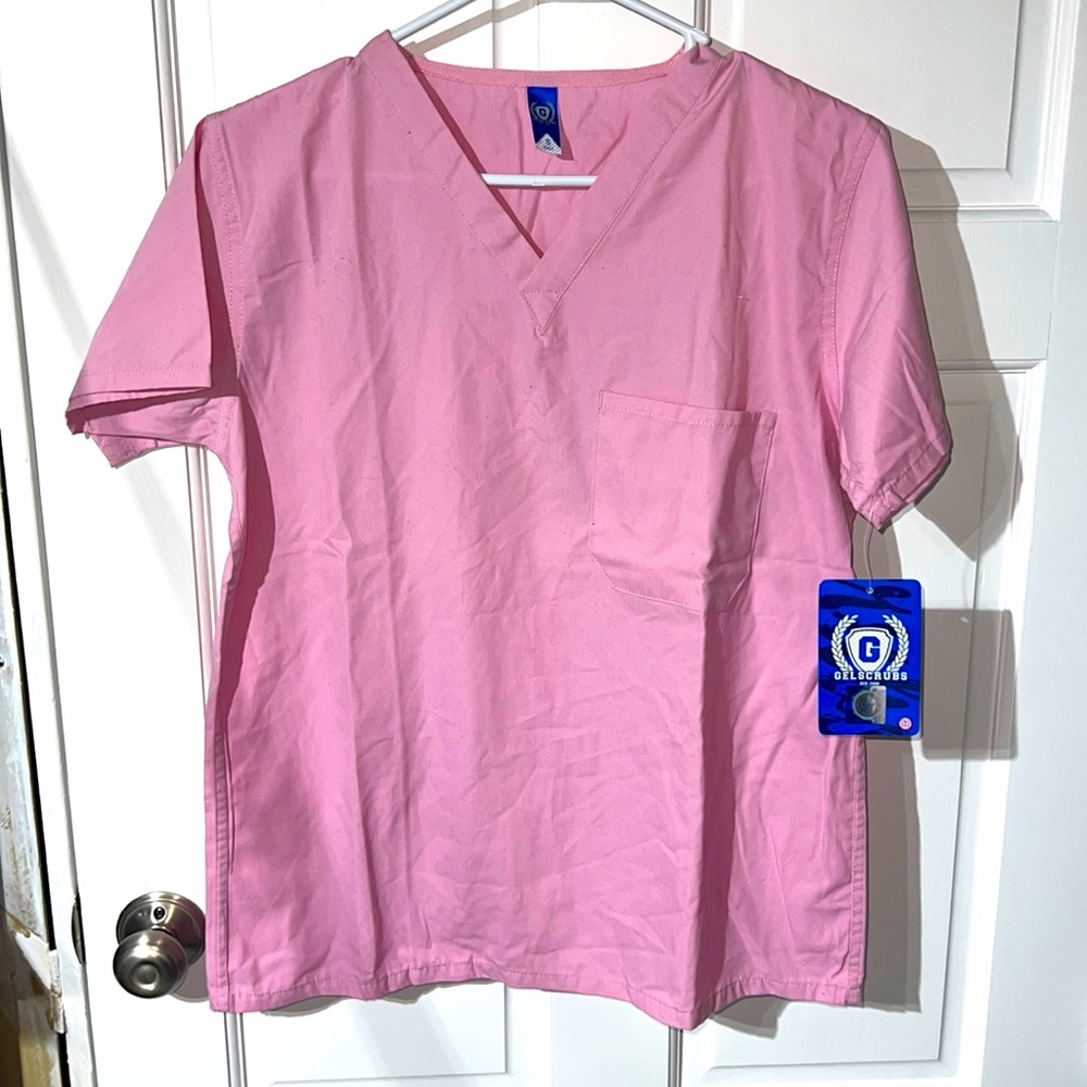Light Pink Scrubs Top-Small